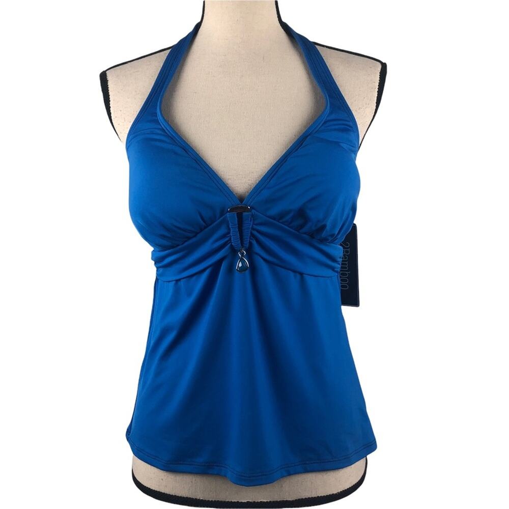 NWT 2Bamboo 34D medium swim top